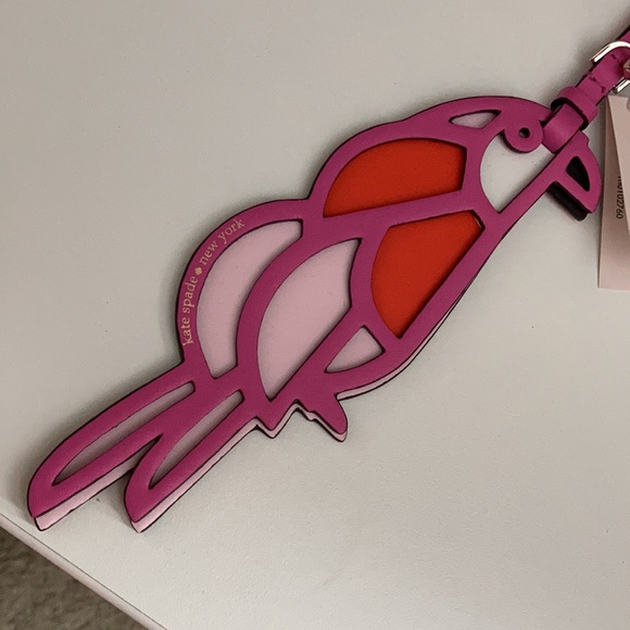 NWT Kate Spade Parrot Key Fob - Picture 2 of 5